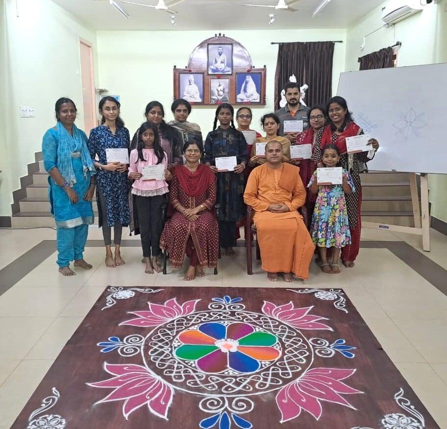 Kolam workshop 10th Batch